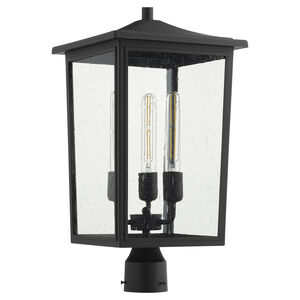Riverside 3 Light 22 inch Noir Outdoor Post Lantern