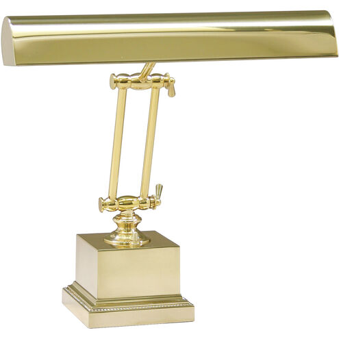 Piano/Desk 13 inch 40 watt Polished Brass Piano/Desk Lamp Portable Light in Square