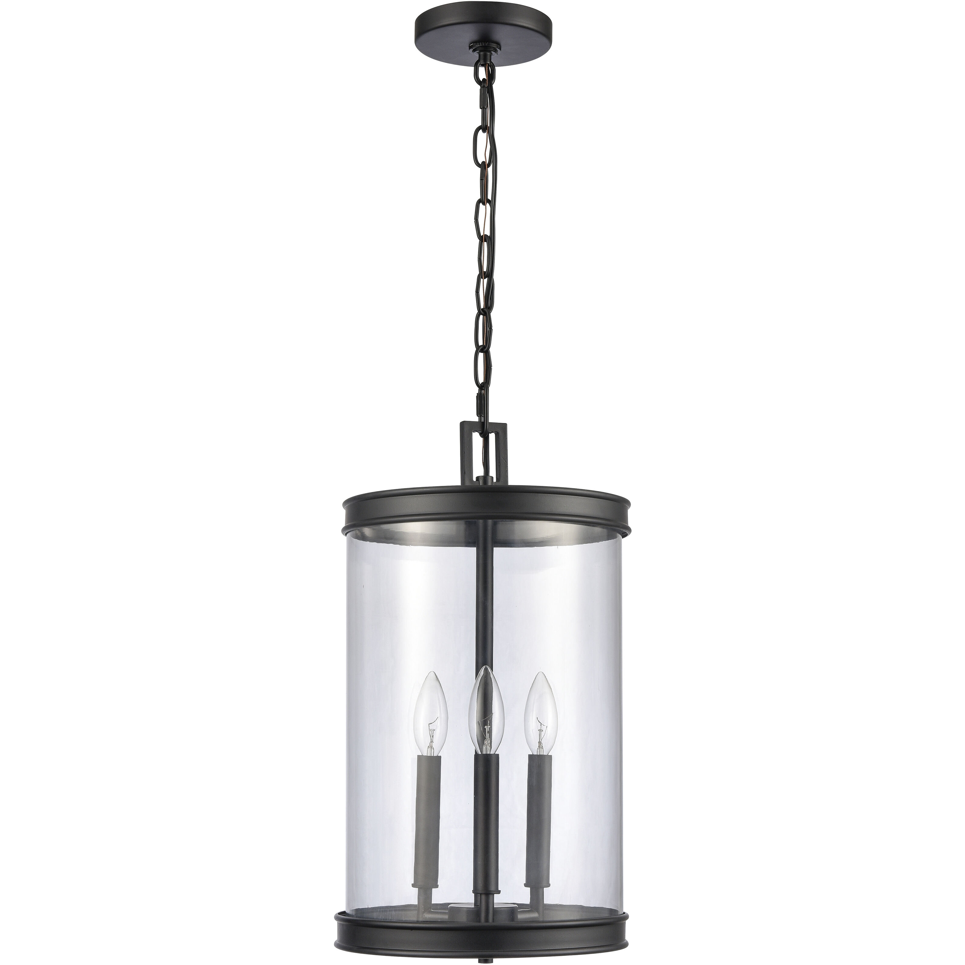 Mendoza Pendant Ceiling Light in Matte Black