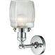 Franklin Restoration Colton LED 6 inch Polished Chrome Sconce Wall Light, Franklin Restoration