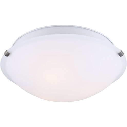 Madison 3 Light 16 inch Brushed Pewter Flush Mount Ceiling Light