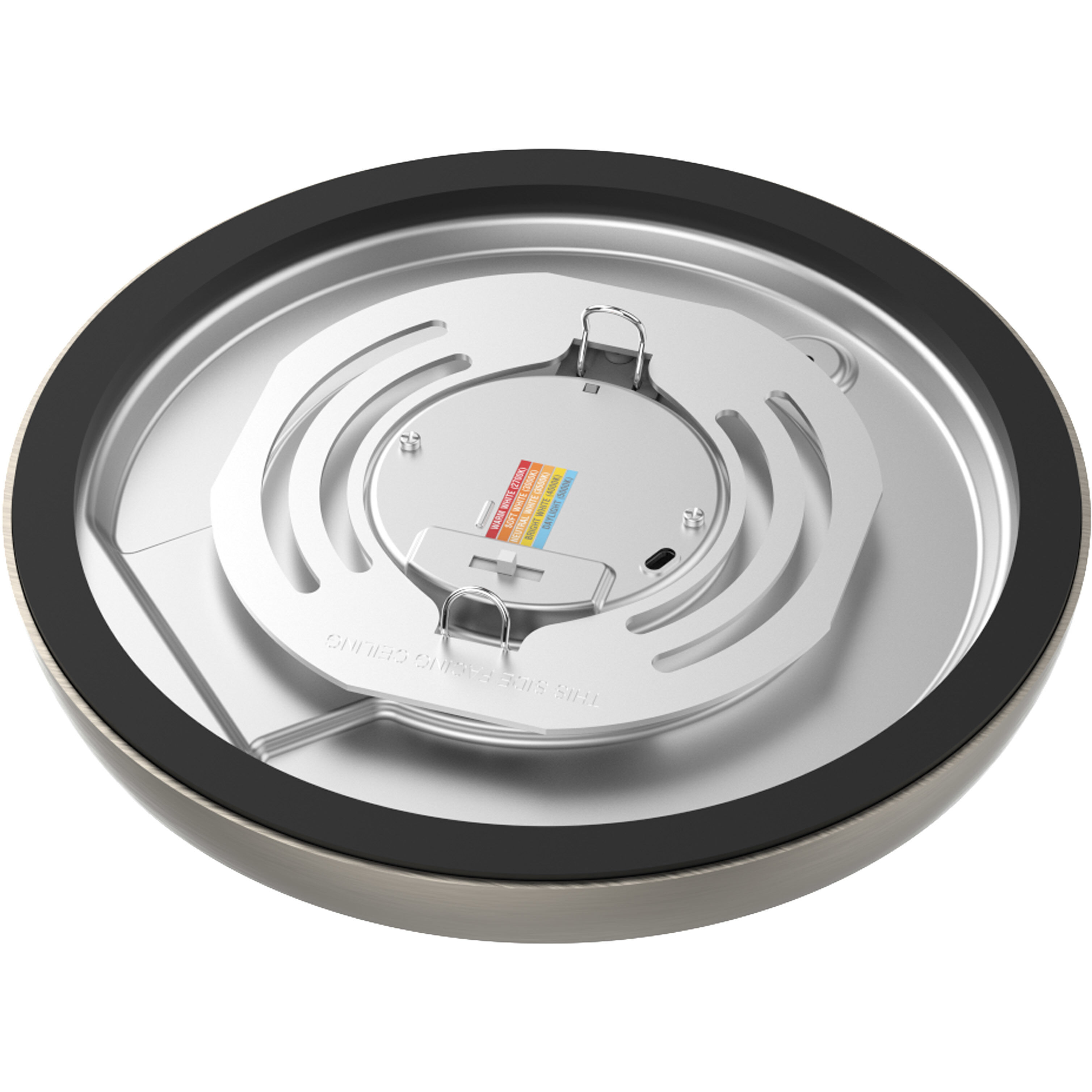 Blink LED 7 inch Brushed Nickel Edge Lit Ceiling Light