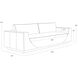 Anakin Light Oak / Tuscany Warm Black Leather Sofa
