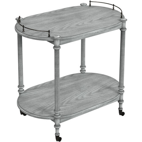 Kathleen 2 Tier Bar Cart in Gray