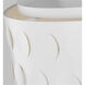kate spade new york Dottie 4 Light 27.38 inch Matte White Flush Mount Ceiling Light