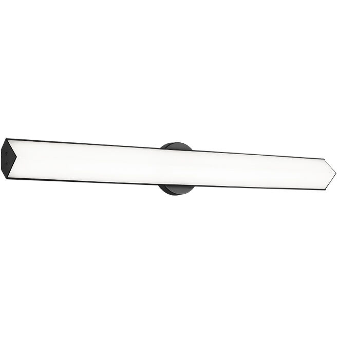Jade LED 32.38 inch Black Bath Vanity Light Wall Light