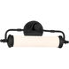 Keller LED 18 inch Black Lustre Bathroom Vanity Light Wall Light