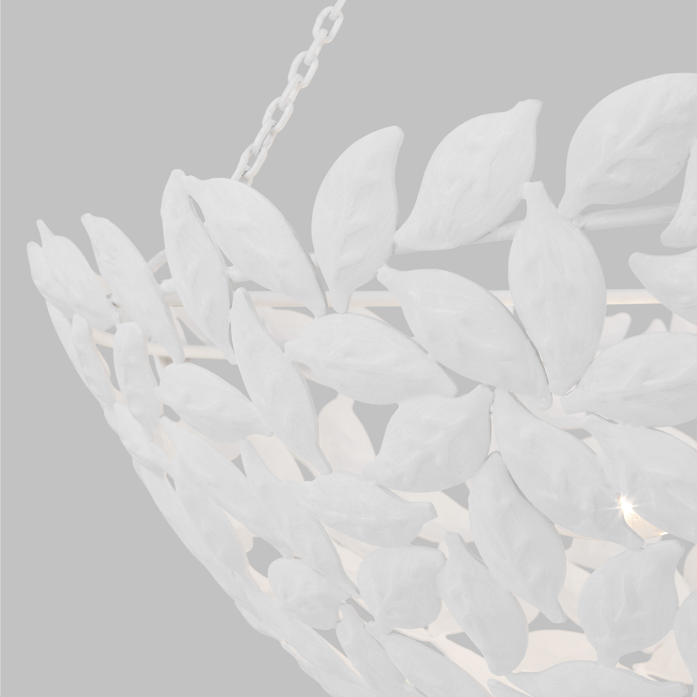 AH by Alexa Hampton Kelan 6 Light 23.75 inch Textured White Pendant Ceiling Light