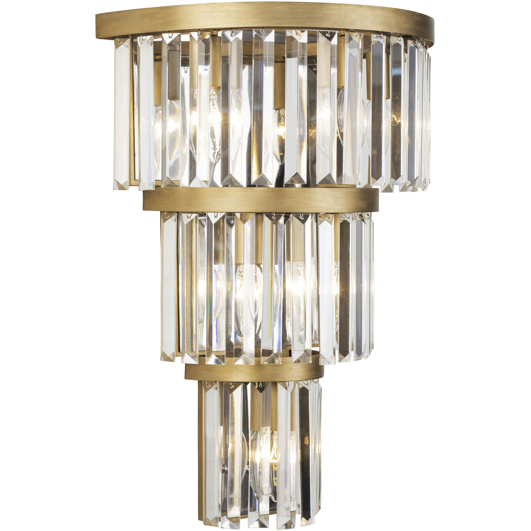 Social Club 6 Light 15 inch Havana Gold Wall Sconce Wall Light