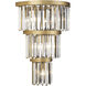 Social Club 6 Light 15 inch Havana Gold Wall Sconce Wall Light