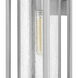 Coastal Elements Republic Outdoor Wall Mount Lantern in Satin Nickel, Non-LED, Estate Series