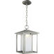 Hunnington LED 9 inch Weathered Pewter Outdoor Pendant