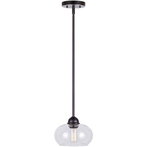 Cameron 1 Light 8 inch Black Pendant Ceiling Light