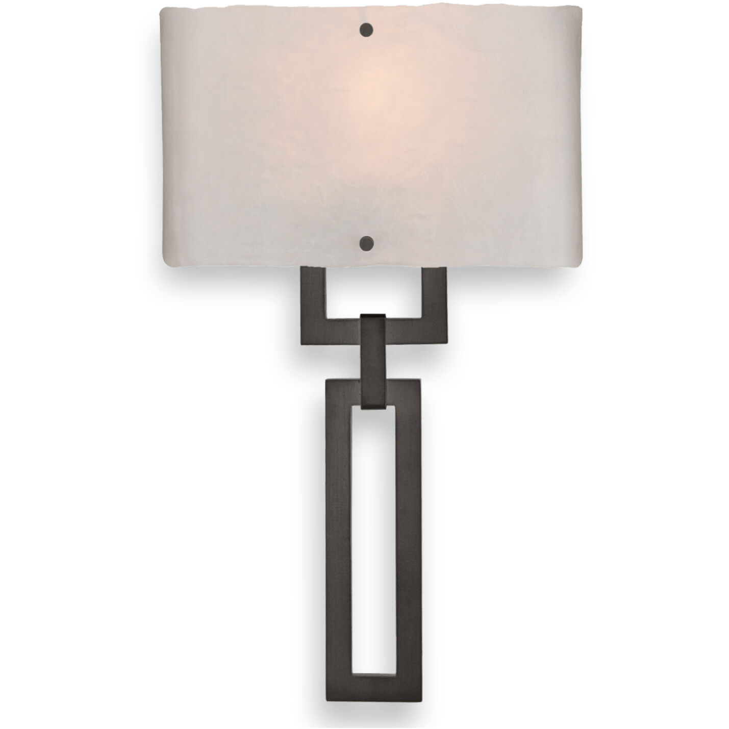 Carlyle 1 Light 11 inch Matte Black Cover Sconce Wall Light in Ivory Wisp, Quattro