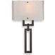 Carlyle 1 Light 11 inch Beige Silver Cover Sconce Wall Light in Metallic Beige Silver, Frosted Granite, Quattro