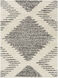 Taza Shag 84 X 62 inch Cream Rug in 5 x 8, Rectangle