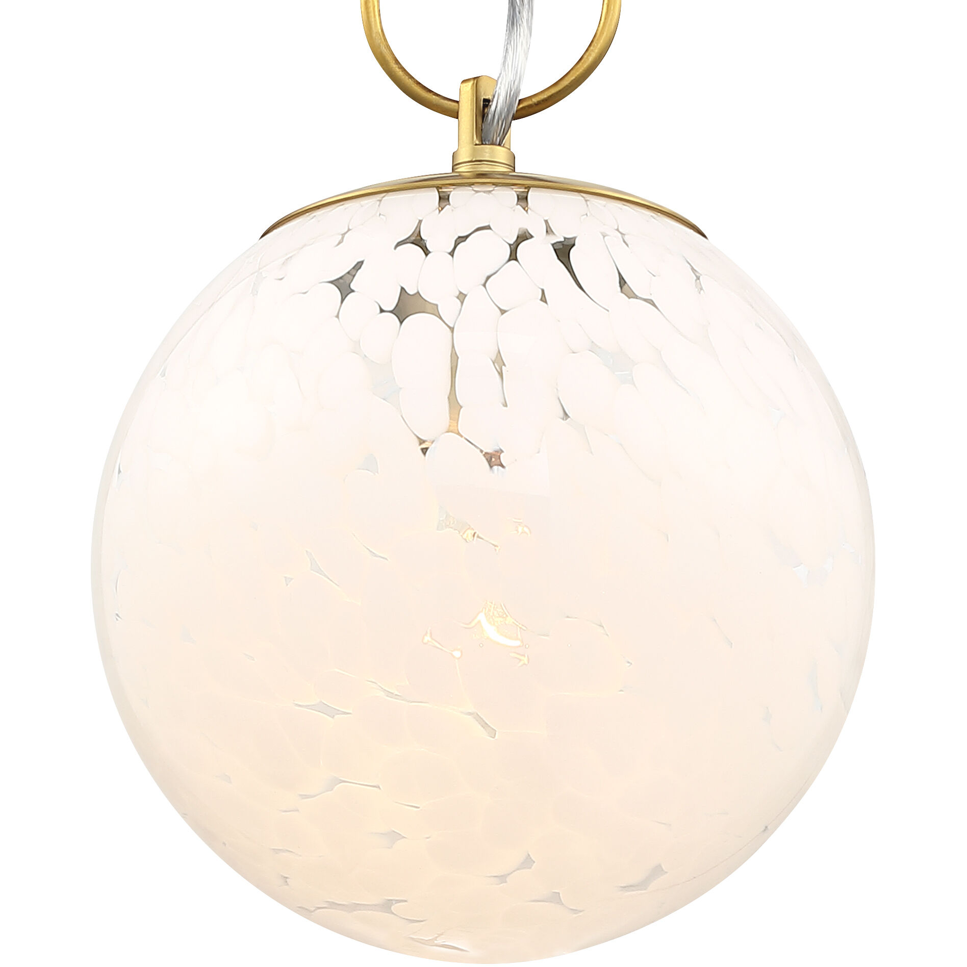 Wine Flower 1 Light 7 inch Brushed Gold Semi Flush Mount Ceiling Light