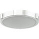 Halo LED 10.85 inch Chrome Flush Mount Ceiling Light