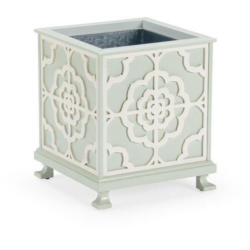 Shayla Copas Mint/White/Silver Planter