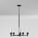 Westin 5 Light 24 inch Matte Black Chandelier Ceiling Light
