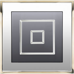 Madelina 31.5 X 31.5 inch Light Grey Mirror, Square