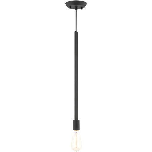 Prague 1 Light 5 inch Black Pendant Ceiling Light