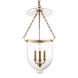 Hampton 3 Light 12 inch Aged Brass Pendant Ceiling Light in C1