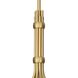 Mousseaux 9 Light 28.75 inch Natural Brass Chandelier Ceiling Light