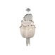 Mullholand Dr. 6 Light 20 inch Polished Chrome Jewelry Chain Chandelier Ceiling Light