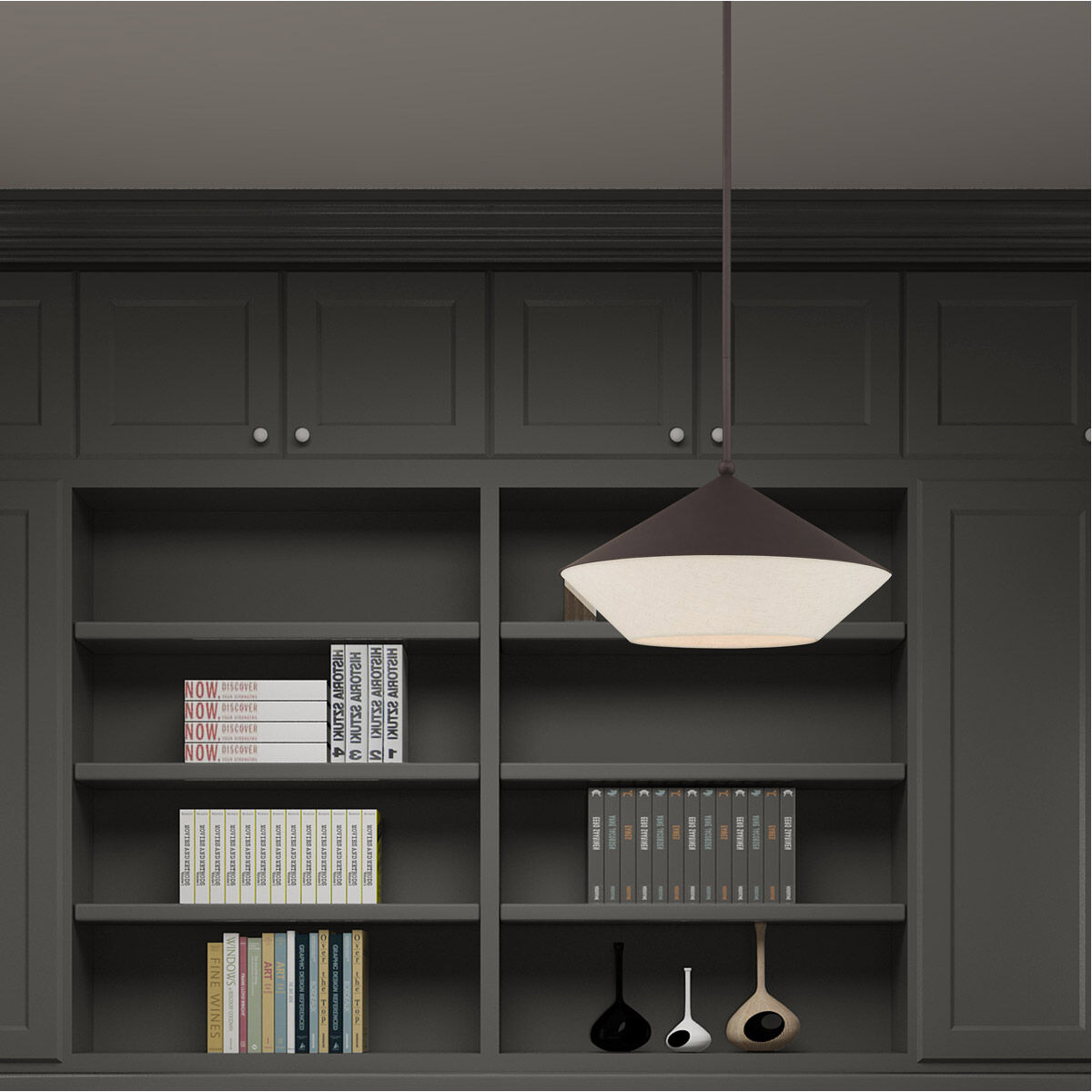 Stockholm 1 Light 18 inch Bronze Pendant Ceiling Light