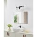 Valentina 2 Light 15 inch Matte Black Vanity Light Wall Light
