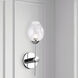 Abii 1 Light 4.75 inch Polished Chrome Decorative Wall Sconce Wall Light in Clear