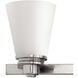 Avon 4 Light 31.75 inch Brushed Nickel Vanity Light Wall Light in Etched Opal