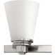 Avon LED 32 inch Brushed Nickel Vanity Light Wall Light in Etched Opal