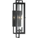 Knoll Road 2 Light 22.88 inch Coal Outdoor Wall Mount, Great Outdoors