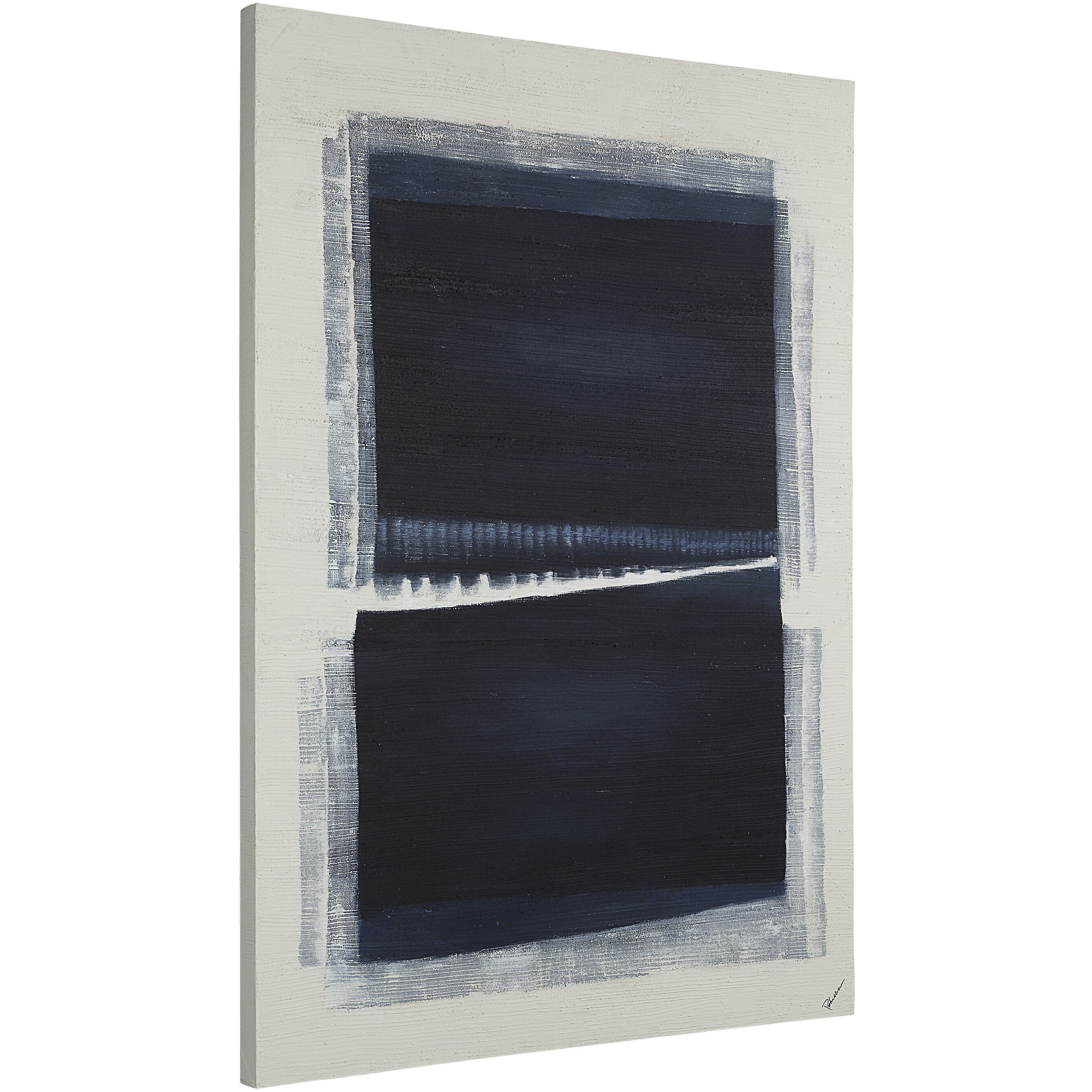 Ibiza Blue/Beige Canvas Art