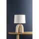 Mills Pond 21.75 inch 75.00 watt Aged Brass and Satin Ivory Table Lamp Portable Light