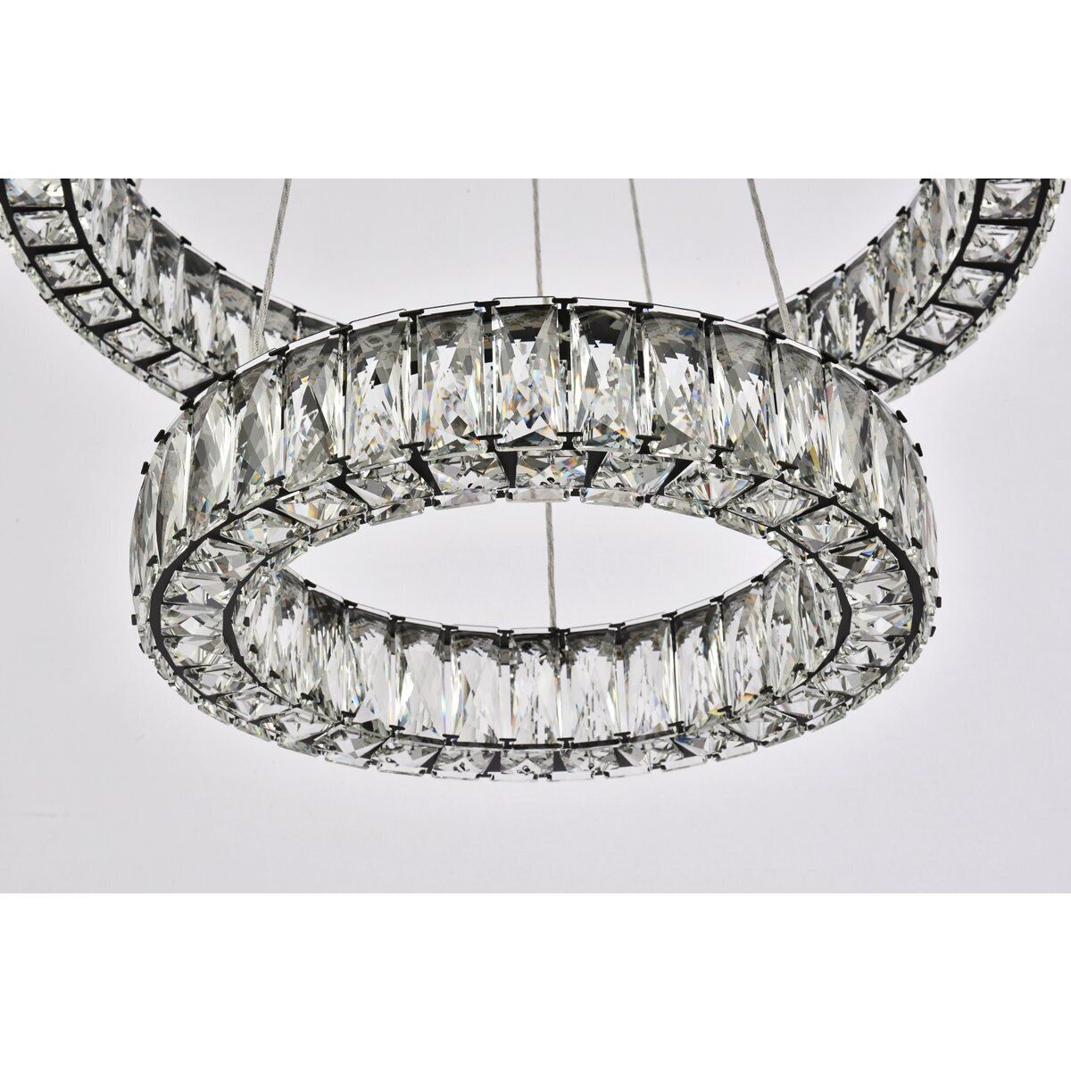 Monroe 2 Light 24 inch Black Pendant Ceiling Light