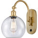 Ballston Athens 1 Light 8 inch Satin Gold Sconce Wall Light
