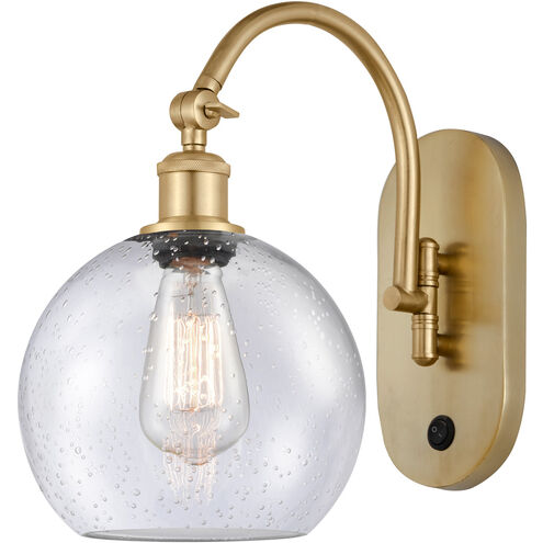 Ballston Athens 1 Light 8 inch Satin Gold Sconce Wall Light