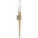 Aspen Wall Sconce Wall Light in Brushed Brass