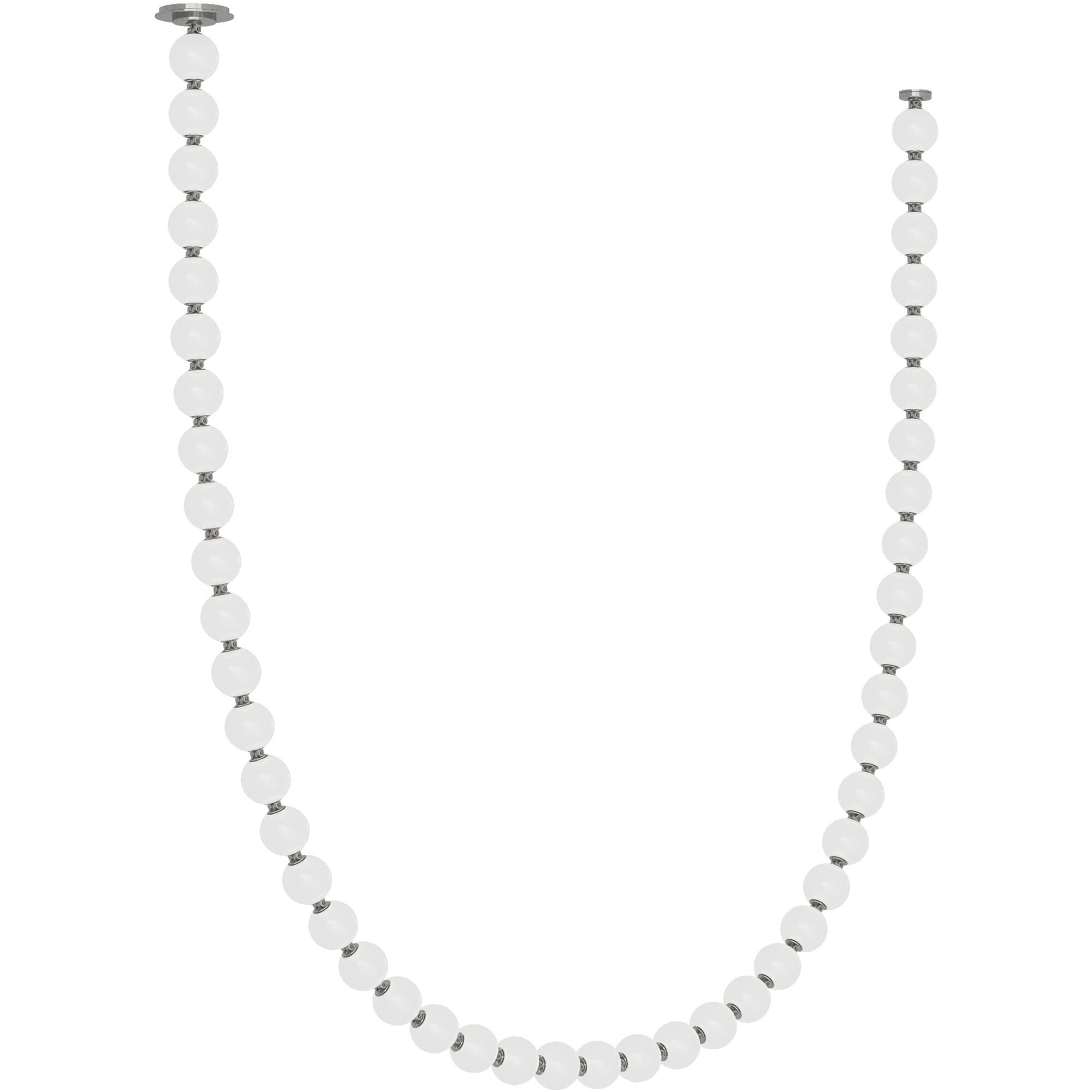 Sean Lavin Perle LED 2.8 inch Polished Nickel Chandelier Ceiling Light in 2700K, Remote 277V