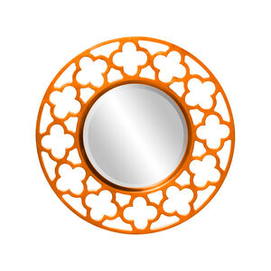 Gaelic 20 X 20 inch Glossy Orange Wall Mirror