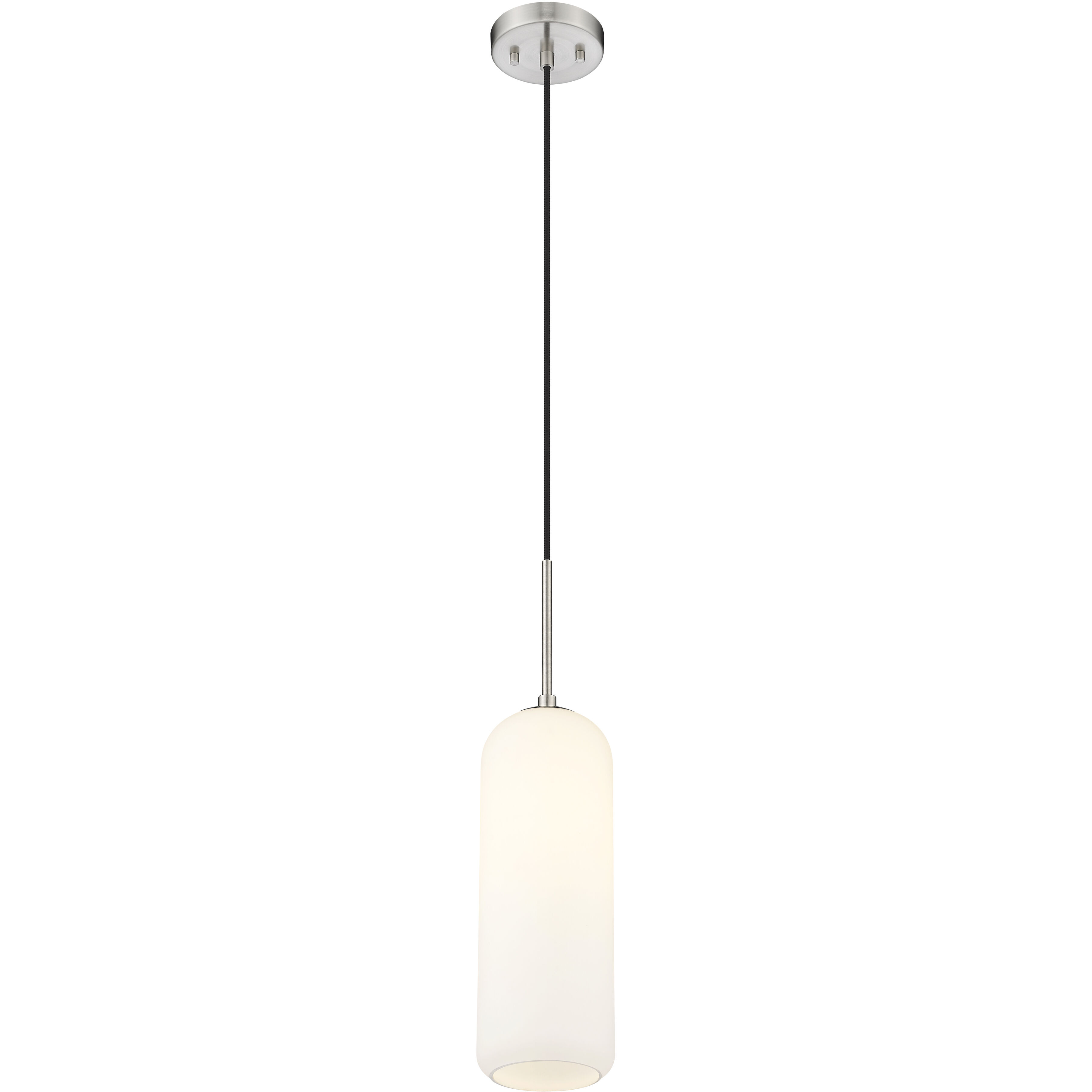 Monty 1 Light 5.25 inch Brushed Nickel Pendant Ceiling Light