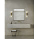 Ortona 2 Light 4.33 inch Matte Brushed Brass ADA Interior Wall Light