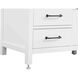 Nathan 60 X 34 inch White Bathroom Vanity Cabinet