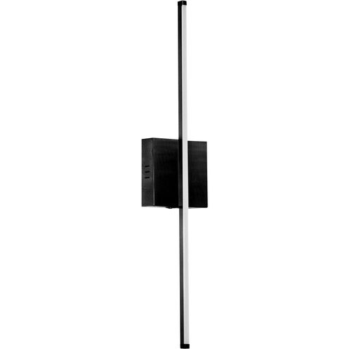 Array LED 24.5 inch Matte Black Decorative Wall Sconce Wall Light, Decorative