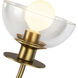 Alora Mood Sylvia 4 Light 26.5 inch Brushed Gold Chandelier Ceiling Light