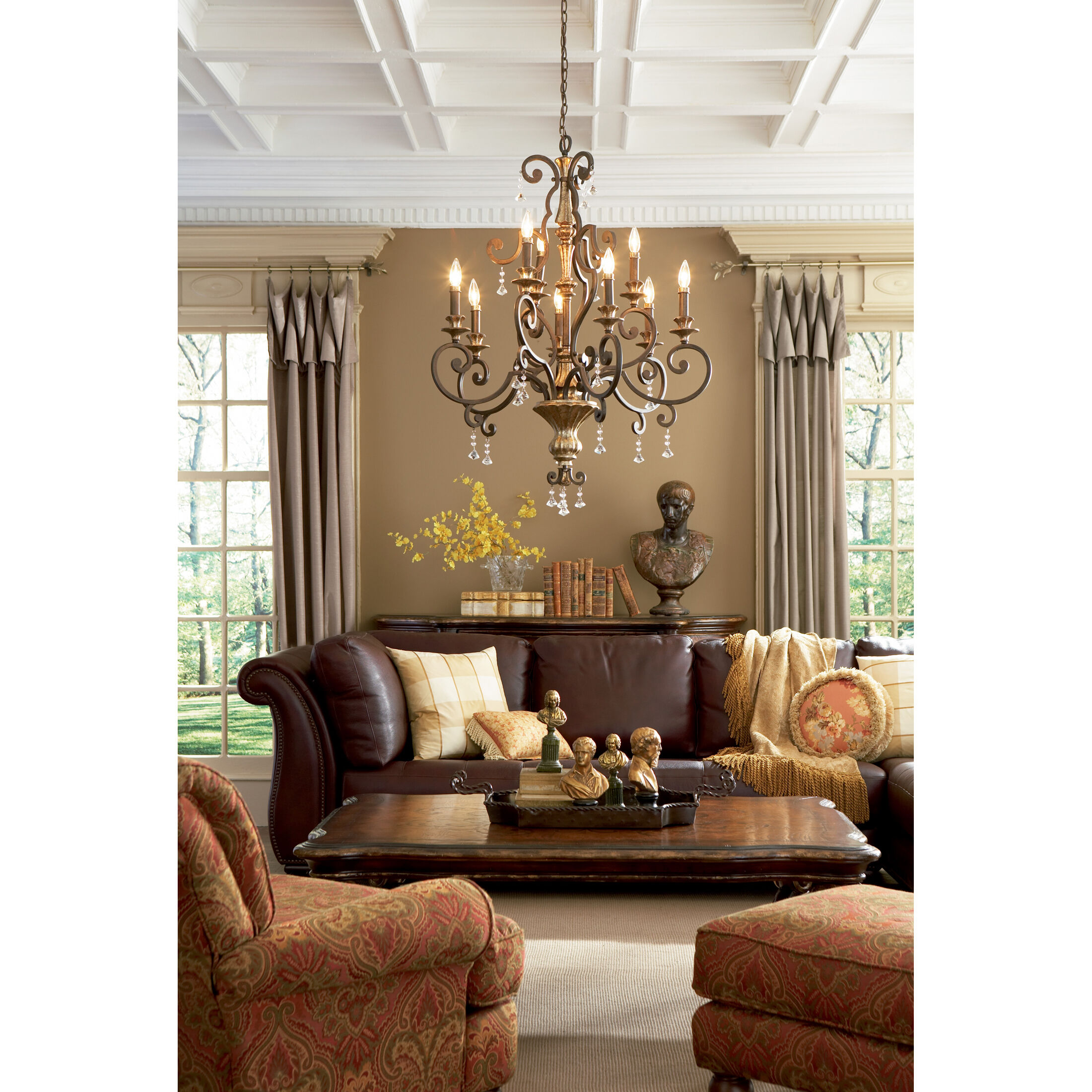 Marquette 9 Light 32 inch Heirloom Chandelier Ceiling Light