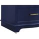Knox 24 X 34 inch Blue Bathroom Vanity Cabinet